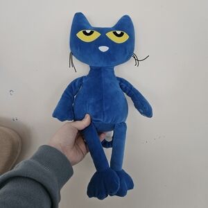 Pete the Cat Plush 15" Kohl's Cares Blue Stuffed Animal James Dean Toy